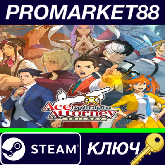 ⭐ Apollo Justice: Ace Attorney Trilogy EU Steam Key