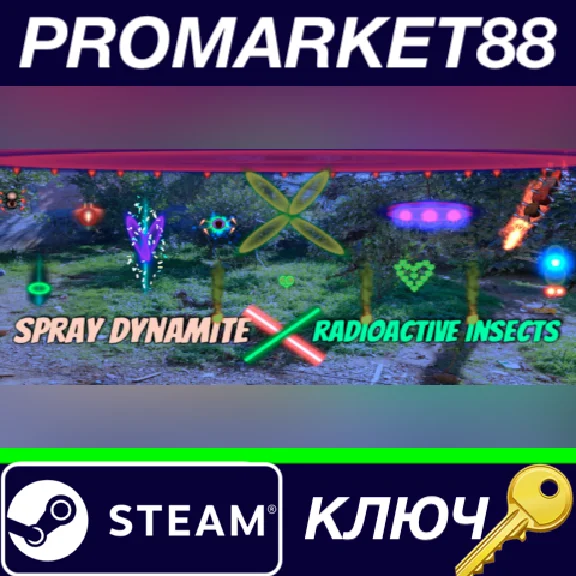 ⭐ Spray Dynamite X Radioactive Insects PC Steam Key 🔑G