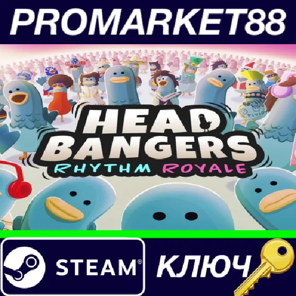 ⭐Headbangers: Rhythm Royale EU Steam КЛЮЧ 🔑ЕВРОПА