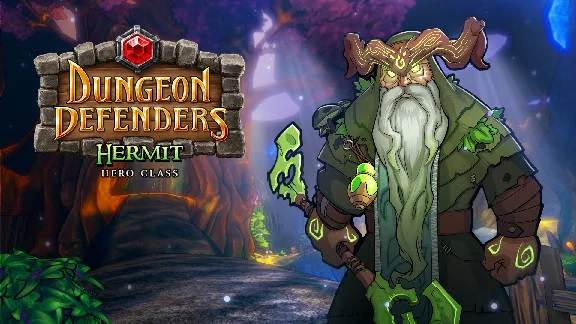 ⭐ Dungeon Defenders - Hermit Hero DLC PC Steam Key 🔑GL