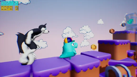 ⭐ Dino running from a FURRY: GAMESFORFARM PC Steam Key