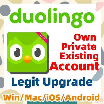 🦉Duolingo Super 12 months Subscription To Your Account