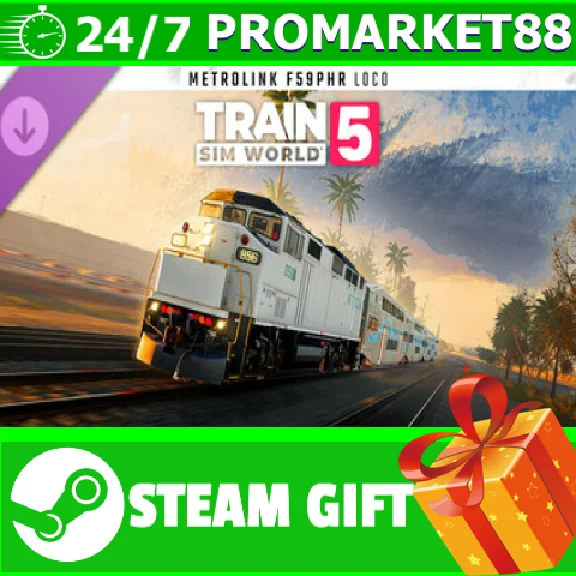 ⭐️ Train Sim World 5 Metrolink F59PHR Loco Add-On STEAM