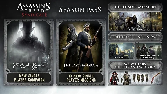 ⭐ Assassin´s Creed Syndicate - Season Pass DLC EU Ubiso