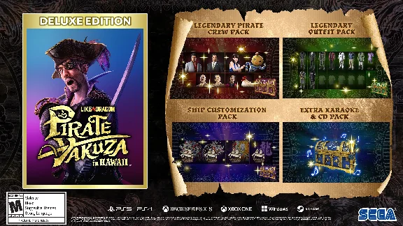 🟢🔥LIKE A DRAGON PIRATE YAKUZA IN HAWAI DELUXE XBOX+PC