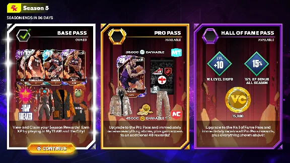 ⭐️ALL COUNTRIES⭐️ NBA 2K25 Hall of Fame Pass Season 5