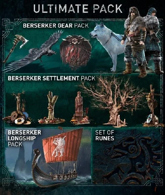⭐ Assassin´s Creed Valhalla - Ultimate Pack DLC EU (wit