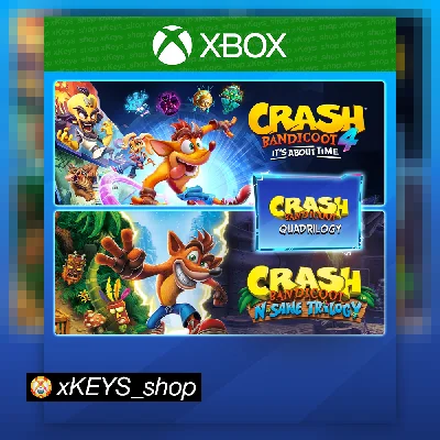 Crash Bandicoot Quadrilogy Bundle 🟩 XBOX CODE KEY🔑