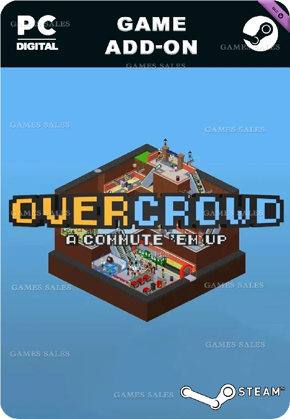 ✅💙OVERCROWD: A COMMUTE ´EM UP SOUNDTRACK💙STEAM GIFT🤖
