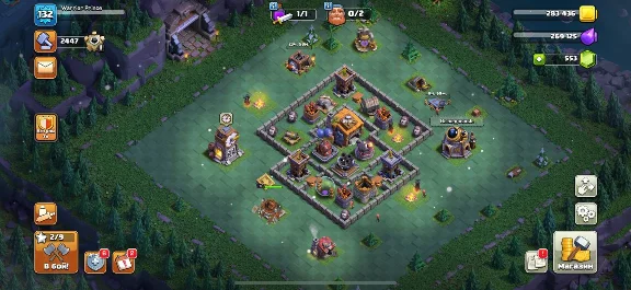 Clash Of Clans 11 TX, BH 07, 48/50/30/20/0, Description