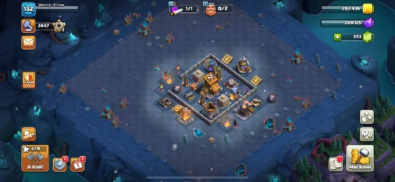 Clash Of Clans 11 TX, BH 07, 48/50/30/20/0, Description