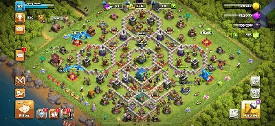 Clash Of Clans 12 TX, BH 9, 50/50/23/20/0, Описание