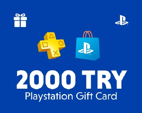 🇹🇷 PlayStation gift card PSN 2000 TRY TURKEY TR 🔑