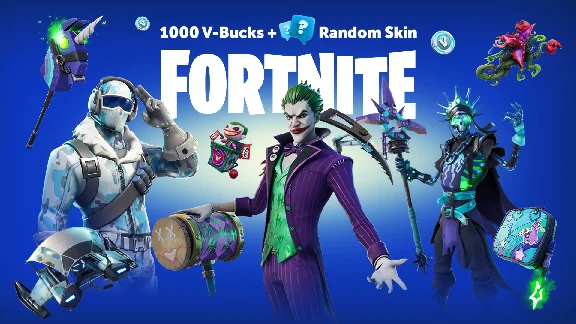 ⭐ Fortnite - 1000 V-Bucks + Random Skin EU XBOX One / X
