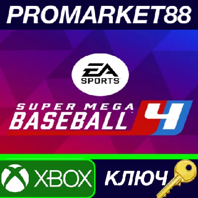 ⭐ Super Mega Baseball 4 EU XBOX One / Xbox Series X|S K