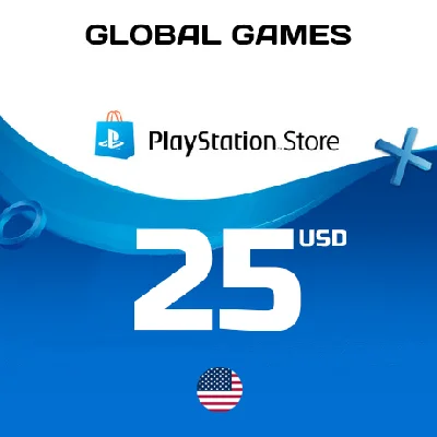 🚀Карта PlayStation PSN 25 USD США⚡ КОД ПОПОЛНЕНИЯ