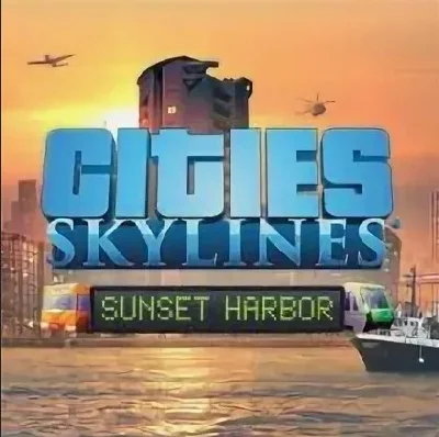 ⭐️DLC Cities: Skylines - Sunset Harbor / Steam Key / RU