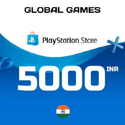 🚀Карта PlayStation PSN 5000 INR Индия ⚡КОД ПОПОЛНЕНИЯ
