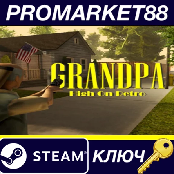 ⭐ Grandpa High on Retro PC Steam Key 🔑 GLOBAL