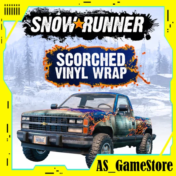 🔵SnowRunner - Scorched Vinyl Wrap | PS4/PS5/PS Турция