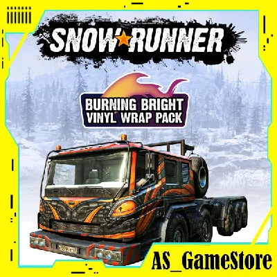🔵SnowRunner Burning Bright Vinyl Wrap | PS4/PS5 Турция