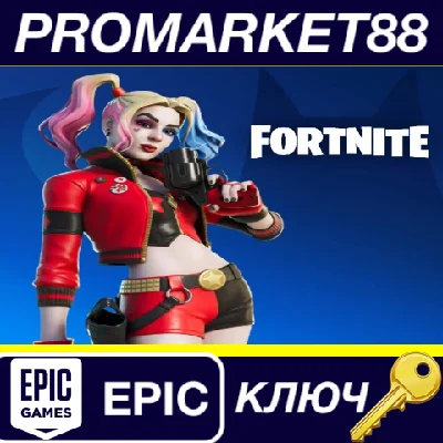 ⭐ Fortnite - Rebirth Harley Quinn Skin DLC EU Epic Game