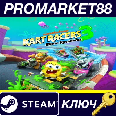 ⭐ Nickelodeon Kart Racers 3: Slime Speedway Steam КЛЮЧ