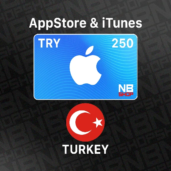 ❇️ Apple iTunes Gift Card 250 TL (TRY) Türkiye