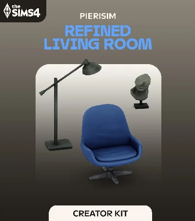 The Sims 4 Refined Living Room Kit (EA App/Key/Global)