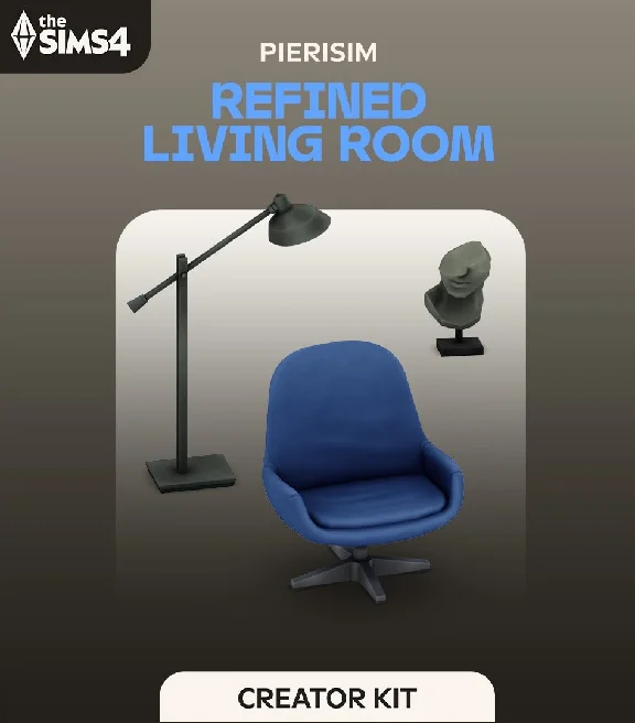 The Sims 4 Refined Living Room Kit (EA App/Key/Global)