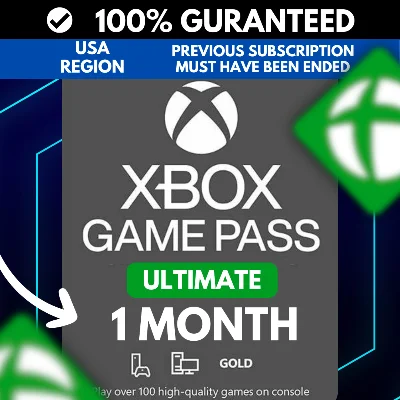 ⚡ XBOX GAME PASS ULTIMATE 1 MONTH USA RENEWAL CODE ✅⚡