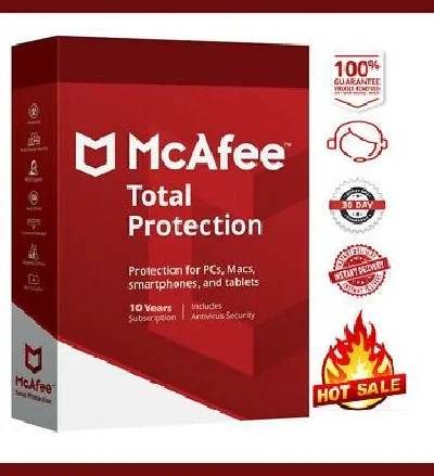 McAfee обеспечивает полную защиту двухлетнего ключа для