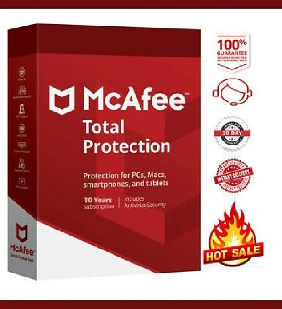McAfee обеспечивает полную защиту двухлетнего ключа для