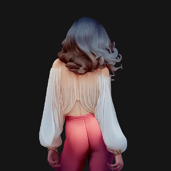 3D model GIRL