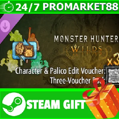 ⭐️ Monster Hunter Wilds Character3Palico Edit Voucher T