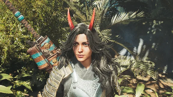 ⭐️ Monster Hunter Wilds Hunter Layered Armor Oni Horns