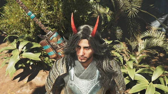 ⭐️ Monster Hunter Wilds Hunter Layered Armor Oni Horns
