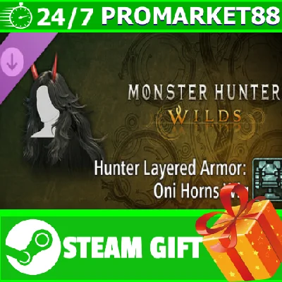 ⭐️ Monster Hunter Wilds Hunter Layered Armor Oni Horns