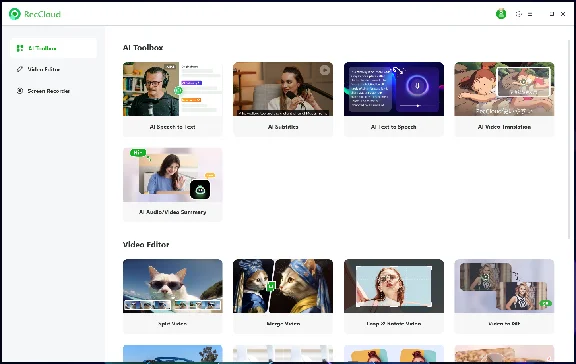 🗣️ RecCloud | 180 Credits | 100 GB Space 📋 Account 🚀