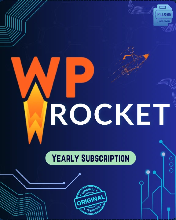 🚀 WP ROCKET WordPress Plugin 📉 12 MONTHS