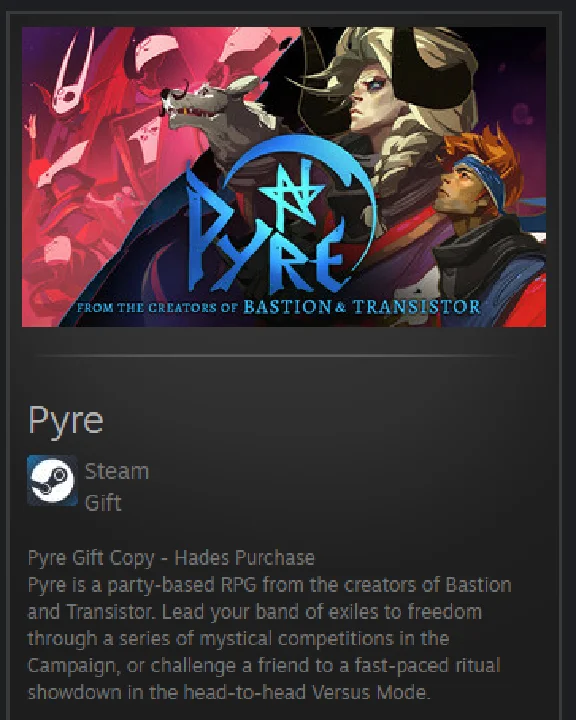 😍Pyre | Steam Gift RU/CIS+Region Free*Global*WW🌏