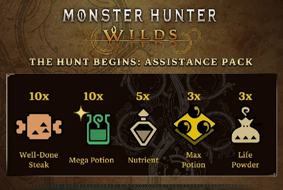 Monster Hunter Wilds ✅ The Hunt Begins: Assistance Pack