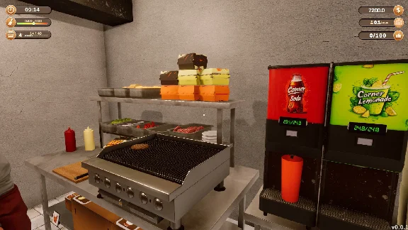 Corner Kitchen Fast Food Simulator (Steam Gift RU)
