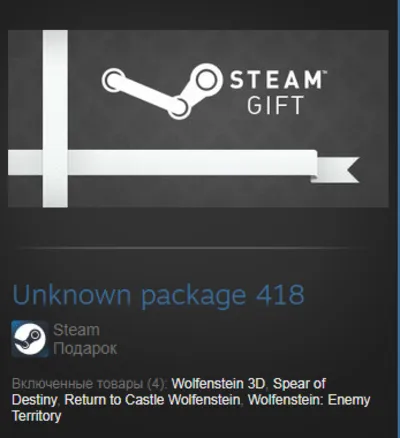 Wolfenstein Pack 4 in 1 (Steam Gift Region Free / ROW)