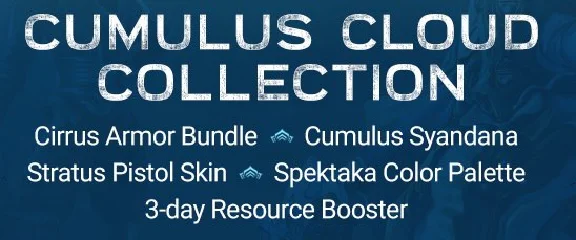 Warframe Cumulus Cloud Collection 🔑 CODE 🔑 KEY GLOBAL
