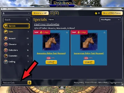 🔑РФ/МИР | Lord Of The Rings Online 1800 Turbine Points