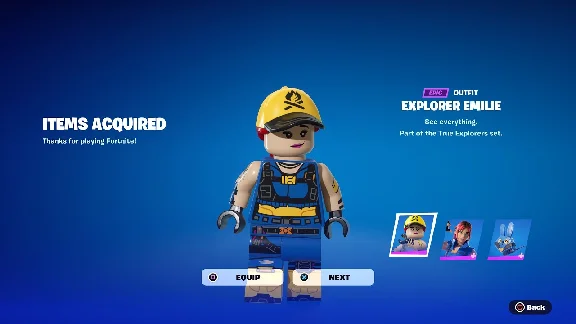 🥇【1 Skin】🎯 Explorer Emilie 🎁 Fresh New