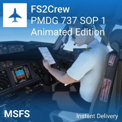 🧑‍✈️ FS2Crew Animated FO PMDG 737 SOP 1 | MSFS 2020