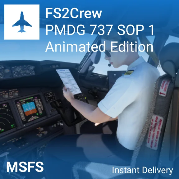 🧑‍✈️ FS2Crew Animated FO PMDG 737 SOP 1 | MSFS 2020