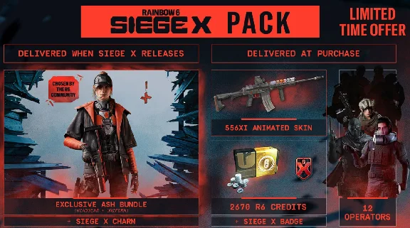 ❤️UPLAY/STEAM✅SIX SIEGE X PACK RAINBOW✅РФ❤️